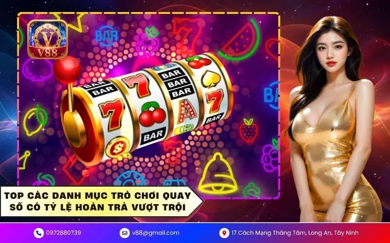 Top các trò chơi quay số trúng thưởng có tỷ lệ hoàn trả cao