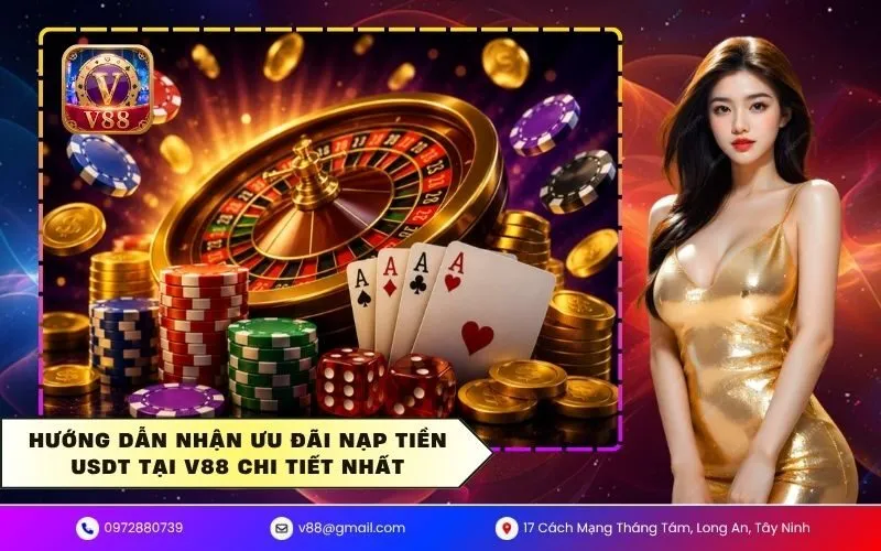 Ưu Đãi Nạp Tiền USDT Tại V88 - Nhận Thêm 2% Khuyến Mãi