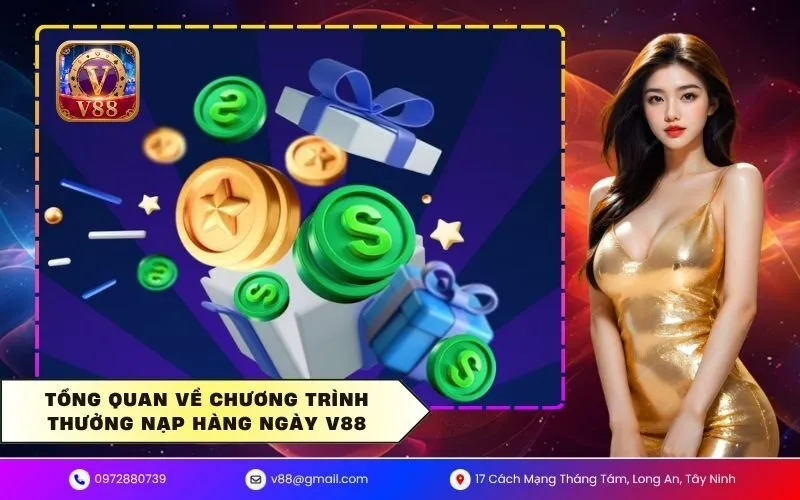 Thưởng Nạp Hàng Ngày V88: Cộng Thêm 1% Mỗi Giao Dịch